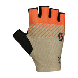 SCOTT guantes de dedos cortos - RC TEAM SF - rojo/beige/negro