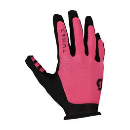 SCOTT guantes de dedos largos - TRACTION TUNED - rosa/negro