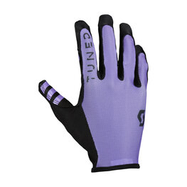 SCOTT guantes de dedos largos - TRACTION LF - púrpura/negro