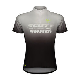 SCOTT jersey de manga corta - SCOTT-SRAM PRO - negro/blanco