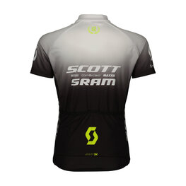 SCOTT jersey de manga corta - SCOTT-SRAM PRO - negro/blanco