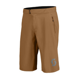 SCOTT pantalones cortos sin tirantes - TRAIL VERTIC W/PAD - marrón