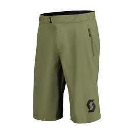 SCOTT pantalones cortos sin tirantes - TRAIL VERTIC W/PAD - verde