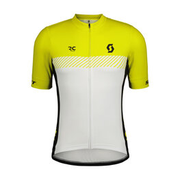 SCOTT jersey de manga corta - RC TEAM - amarillo/blanco