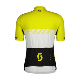SCOTT jersey de manga corta - RC TEAM - amarillo/blanco