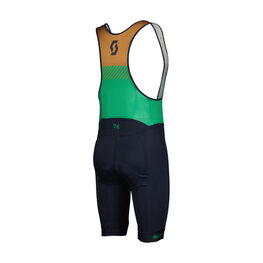 SCOTT pantalones cortos de tirantes - BIB RC TEAM ++ - azul/verde/marrón