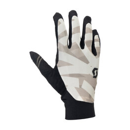SCOTT guantes de dedos largos - TRACTION LF - blanco/negro/gris