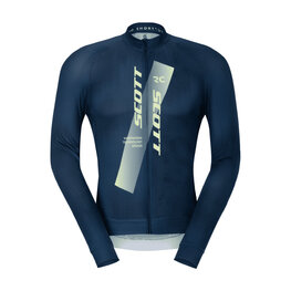 SCOTT maillot de verano de manga larga - RC PRO - azul/amarillo