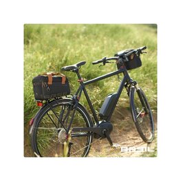 BASIL bolsa - MILES TRUNKBAG - negro/gris