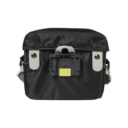 BASIL bolsa - MILES HANDLEBAR BAG - negro/amarillo