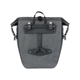 BASIL bolsa - NAVIGATOR STORM MIK SIDE L - gris/negro