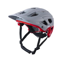 KENNY casco - SCRAMBLER KID - rojo/gris