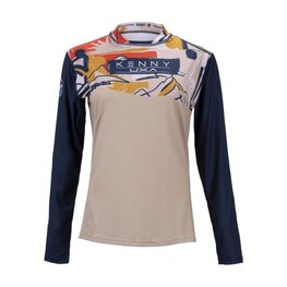 KENNY maillot de verano de manga larga - CHARGER - beige/azul