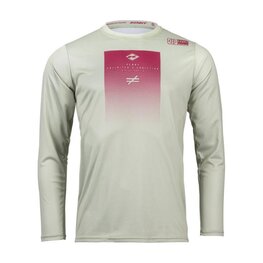 KENNY maillot de verano de manga larga - FACTORY - rojo/gris