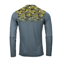 KENNY maillot de verano de manga larga - CHARGER - gris/amarillo