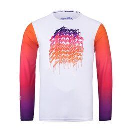 KENNY maillot de verano de manga larga - ELITE 25 - blanco/rosa