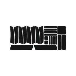 BBB pegatinas - BBP-71 MULTI VIS 3M - negro