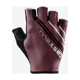 CASTELLI guantes de dedos cortos - DOLCISSIMA 2 W - granate