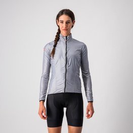 CASTELLI chaqueta cortaviento - ARIA SHELL W - plateado