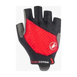 CASTELLI guantes de dedos cortos - ROSSO CORSA 2 W - rojo