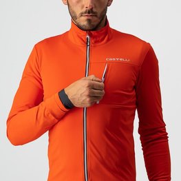 CASTELLI chaqueta aislante - GO - naranja/rojo