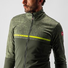 CASTELLI chaqueta aislante - FINESTRE - verde/amarillo