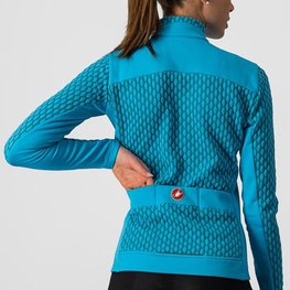 CASTELLI maillot de invierno de manga larga - SFIDA 2 W - azul claro/azul