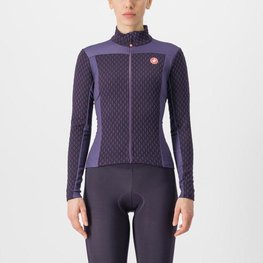 CASTELLI maillot de invierno de manga larga - SFIDA 2 W - púrpura