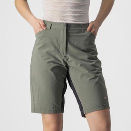 CASTELLI pantalones cortos sin tirantes - UNLIMITED W BAGGY - gris