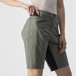 CASTELLI pantalones cortos sin tirantes - UNLIMITED W BAGGY - gris