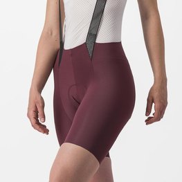 CASTELLI pantalones cortos de tirantes - FREE AERO RC W - granate