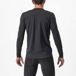 CASTELLI maillot de invierno de manga larga - UNLIMITED MERINO - negro