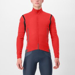 CASTELLI chaqueta aislante - PERFETTO RoS 2 CONVERTIBLE - rojo