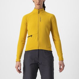 CASTELLI maillot de invierno de manga larga - UNLIMITED TRAIL W - amarillo
