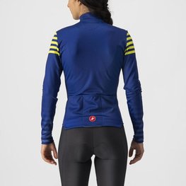 CASTELLI maillot de invierno de manga larga - AUTUNNO - azul