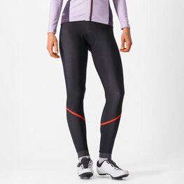 CASTELLI pantalones largos con tirantes - VELOCISSIMA DT - negro