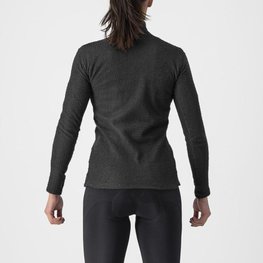 CASTELLI camiseta de manga larga - COLD DAYS W 2ND LAYER - negro