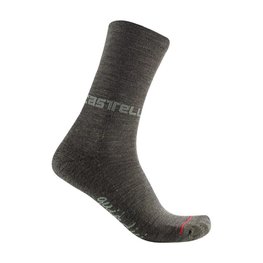 CASTELLI calcetines clásicos - QUINDICI SOFT MERINO W - verde