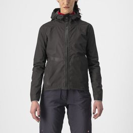 CASTELLI chaqueta impermeable - TRAIL ENDURANCE GT - negro