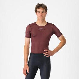CASTELLI Camiseta de manga corta - PRO MESH 2.0 - granate