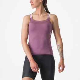 CASTELLI camiseta sin mangas - BAVETTE TOP - púrpura