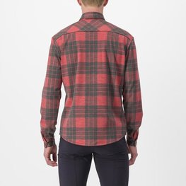 CASTELLI camisa - UNLIMITED FLANNEL - rojo