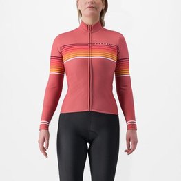 CASTELLI maillot de invierno de manga larga - OTTANTA - rojo