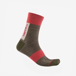 CASTELLI calcetines clásicos - VELOCISSIMA THERMAL - verde