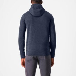 CASTELLI sudadera - MILANO 2 FULL ZIP FLEECE - azul