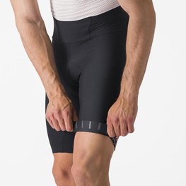 CASTELLI pantalones cortos sin tirantes - ESPRESSO - negro