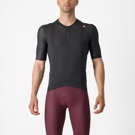 CASTELLI jersey de manga corta - ESPRESSO - antracita