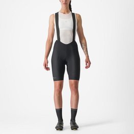 CASTELLI pantalones cortos de tirantes - ESPRESSO W DT - negro