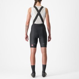 CASTELLI pantalones cortos de tirantes - ESPRESSO W DT - negro
