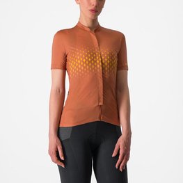 CASTELLI jersey de manga corta - UNLIMITED SENTIERO 3 - naranja